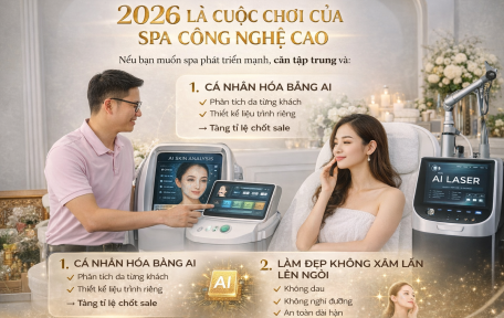 TOP 5 Công nghệ Spa dẫn đầu xu hướng 2026