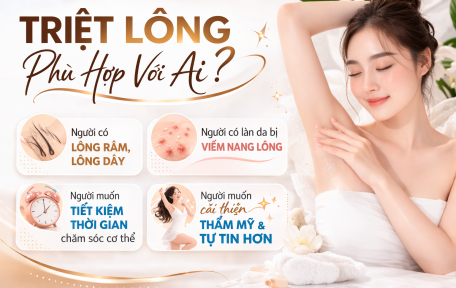 Triệt lông phù hợp với ai? Ai không nên triệt lông? Độ tuổi và loại da cần biết